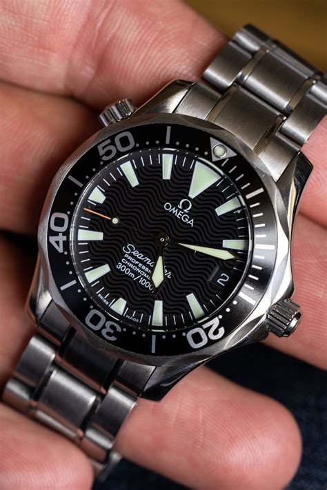 omega seamaster 36mm on wrist